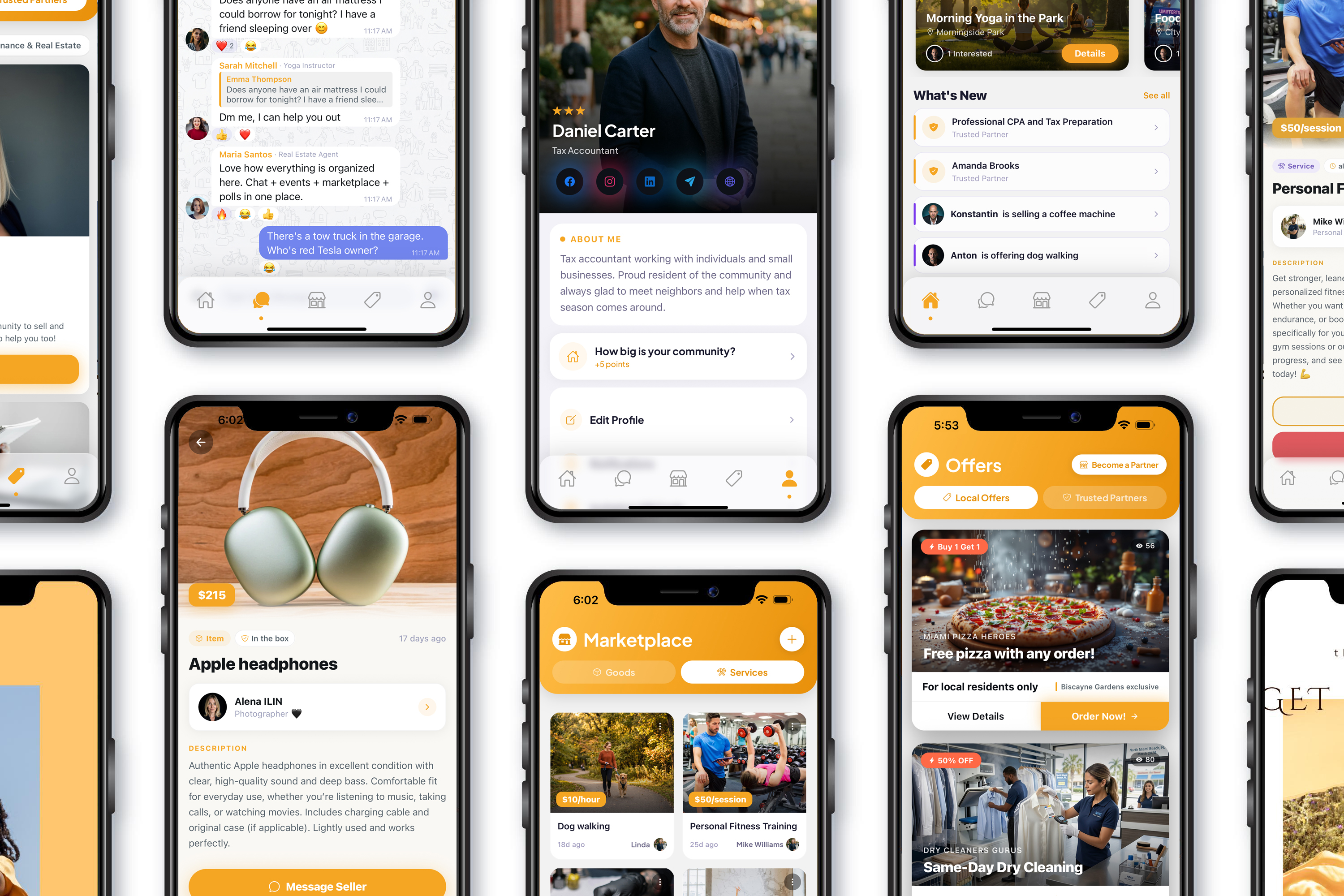 hômis app screens